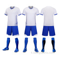 Kit di design personalizzato Youth Black Soccer Uniforms Jersey